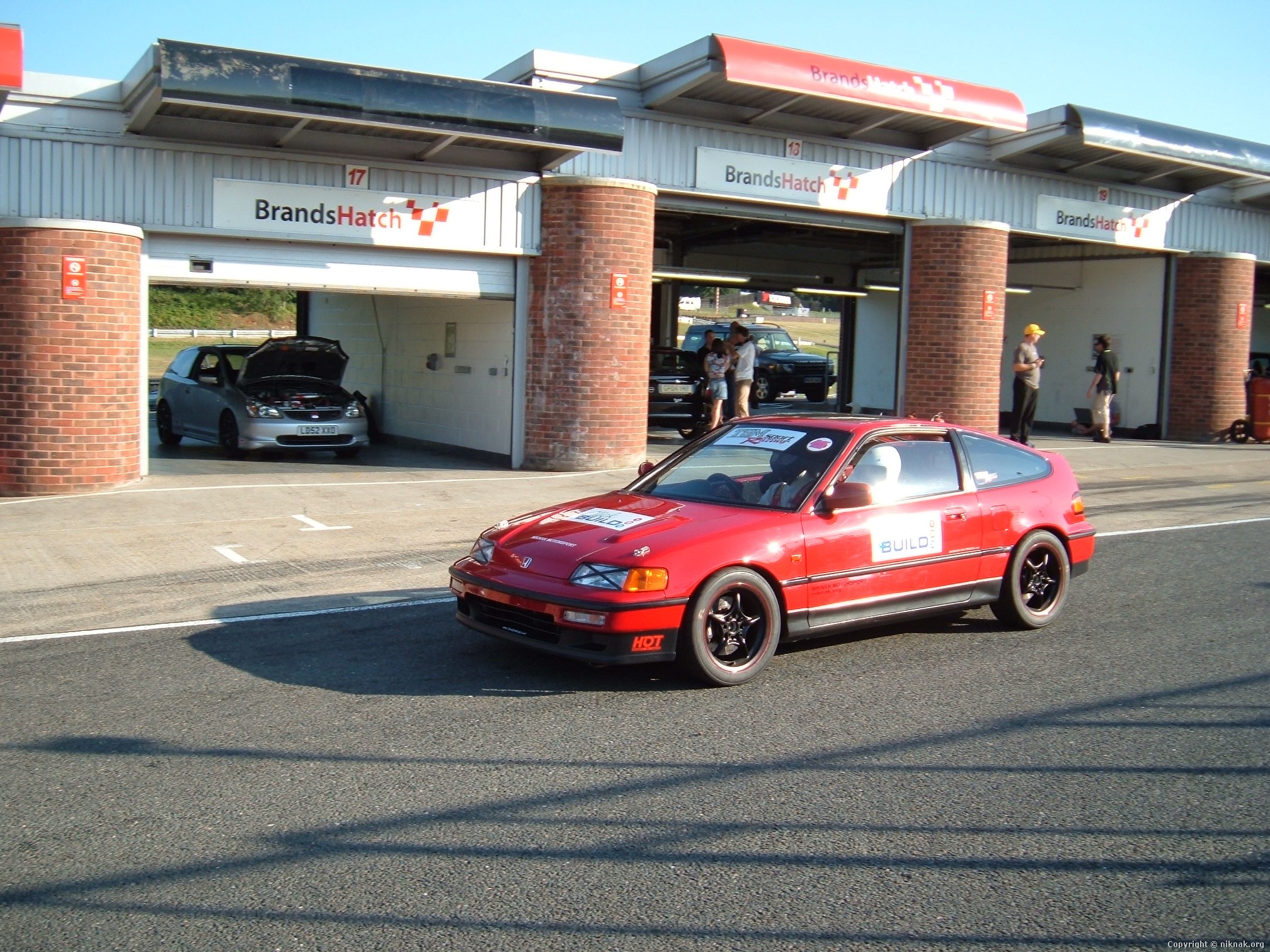 In the pit lane